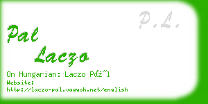 pal laczo business card
